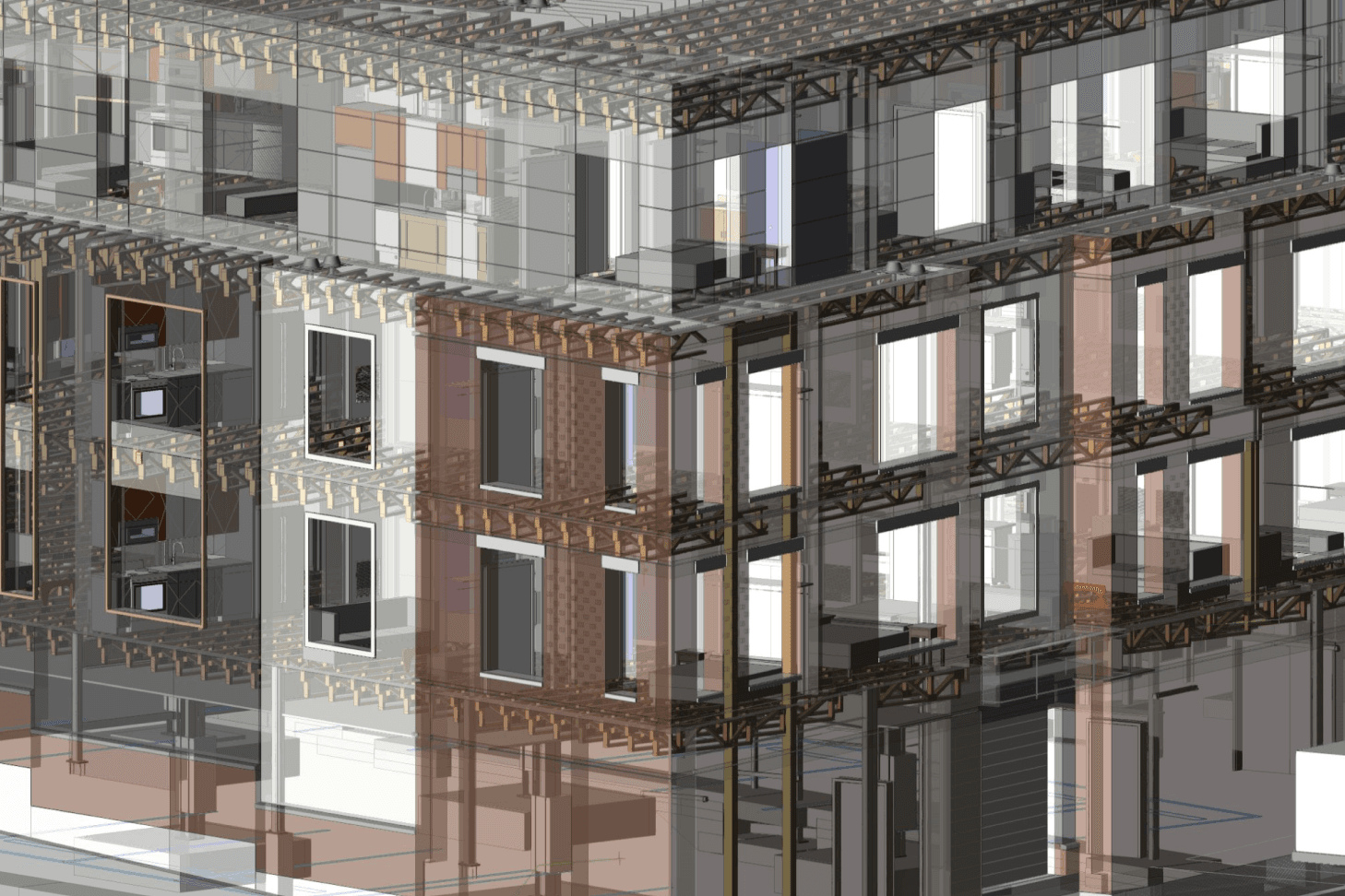 Professional using advanced Revit software for architectural design and engineering projects